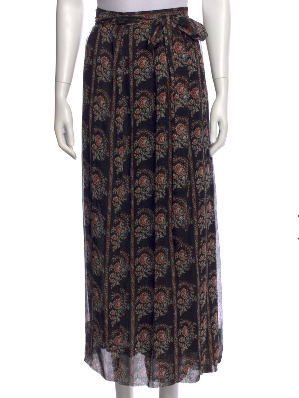 Etoile Isabel Marant Silk Wrap Skirt